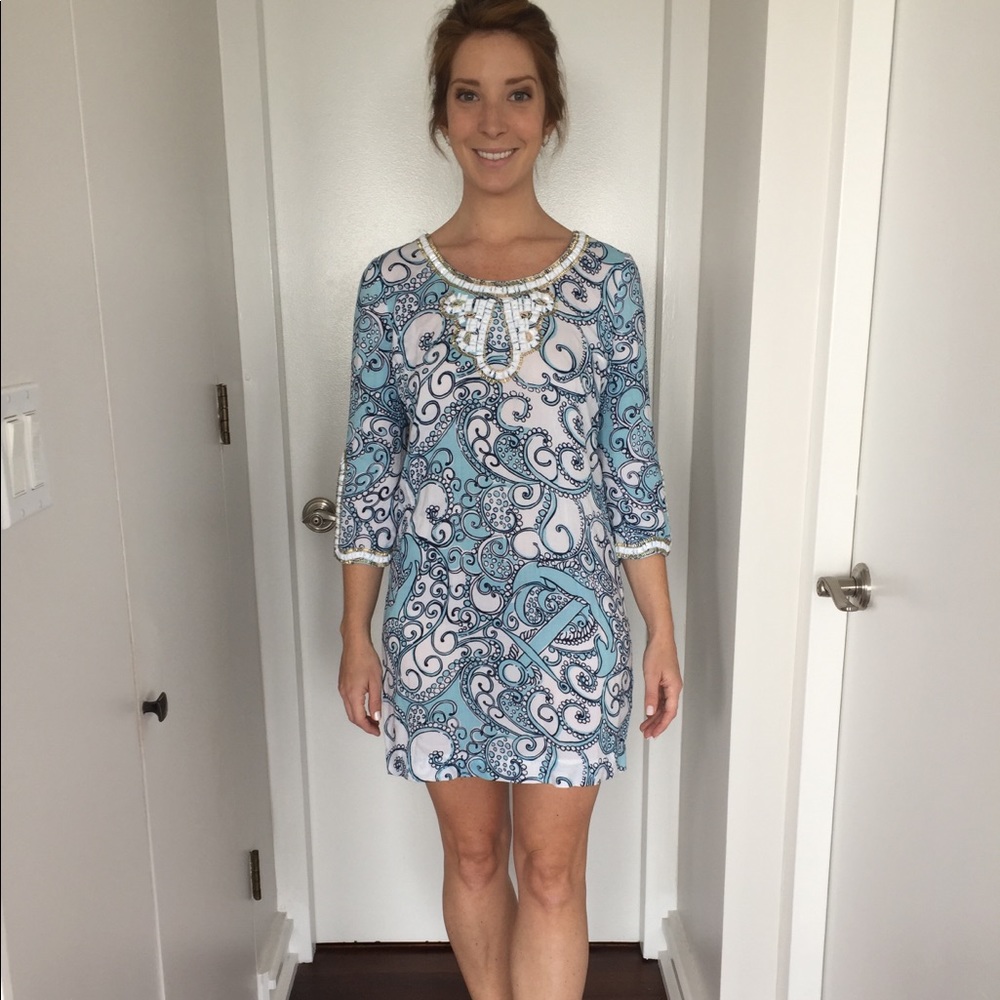 Lilly Pulitzer Beaded Tunic Dress, XS